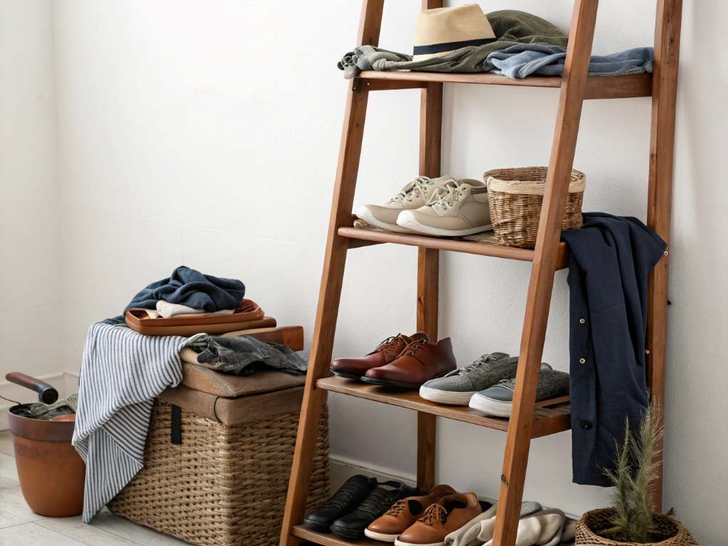 ladder shelf styling problems