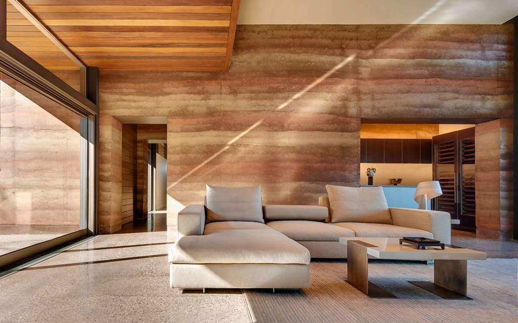 building a rammed earth home