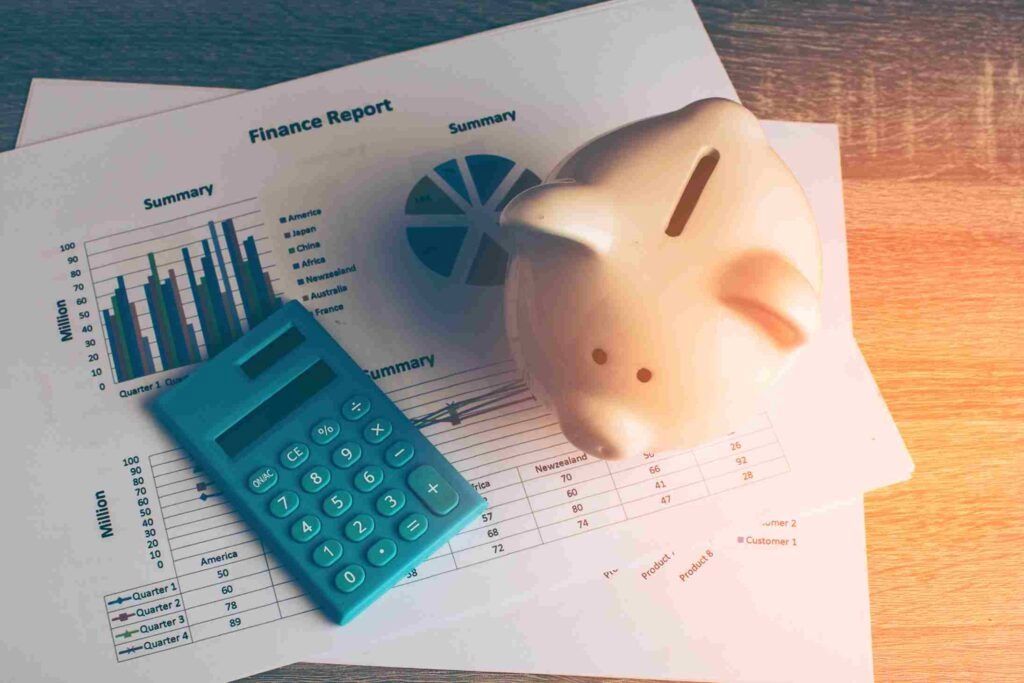 Landlord reviewing apartment rental income reports to improve profitability